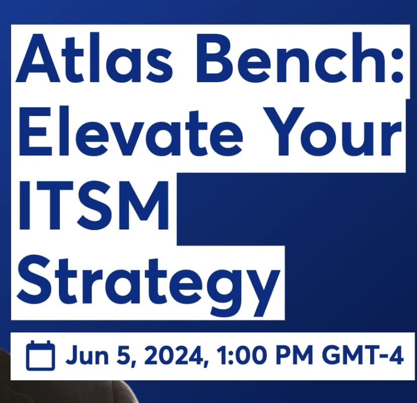 A banner promoting the webinar Elevate Your ITSM Strategy with Jira Service Management